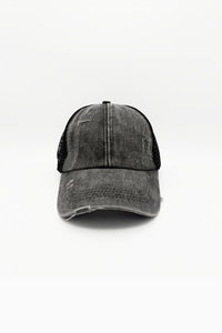 Vintage PonyCap® – Washed Cotton Ponytail Cap