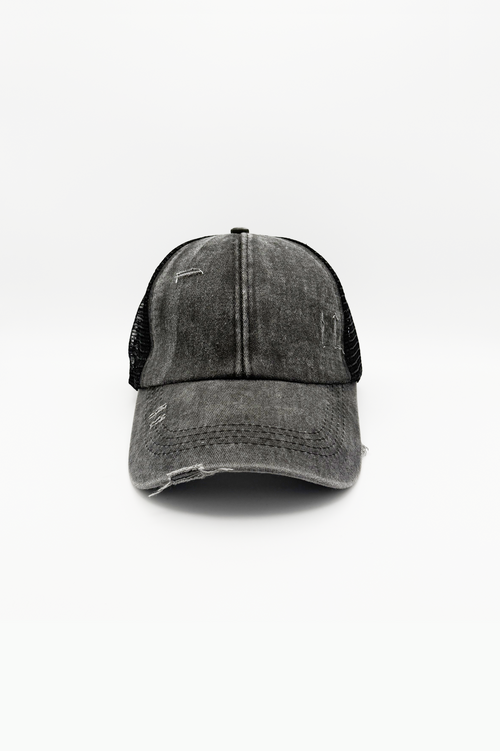 Vintage PonyCap® – Washed Cotton Ponytail Cap